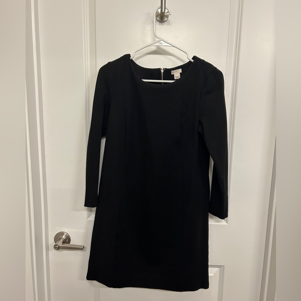 J. Crew Black Long Sleeve Dress [S]